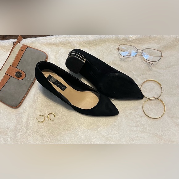 Steven By Steve Madden  elegant classic women’s Black Block Heels size 8.5 - Picture 11 of 16